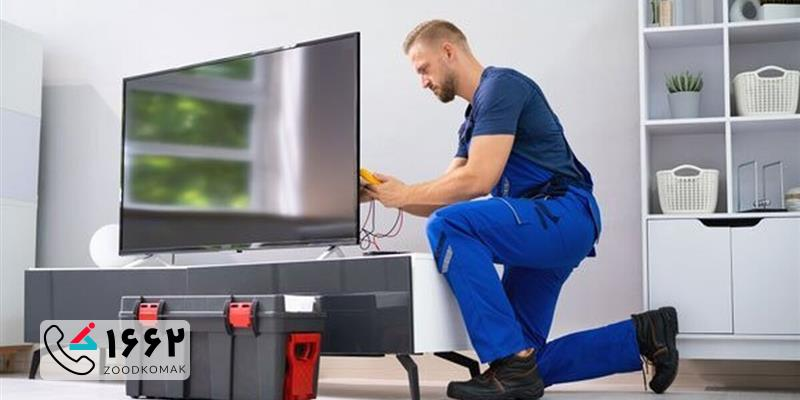 کم رنگ شدن ال سی دی تلویزیون