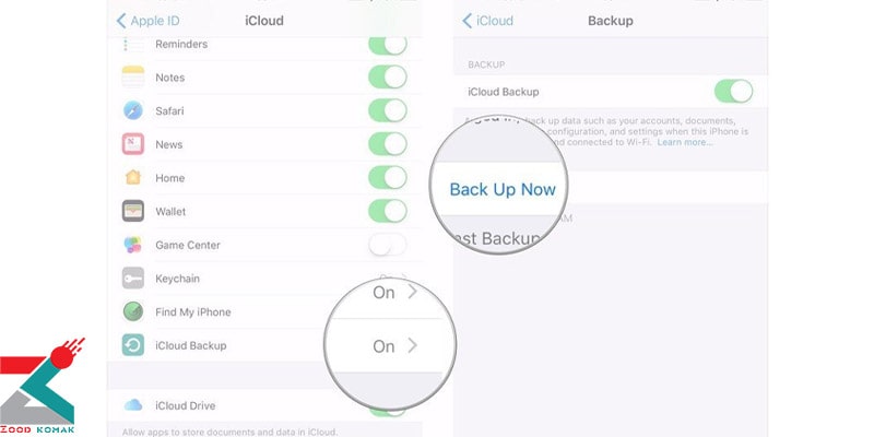 نحوه بازیابی از iCloud برای انتقال اطلاعات به آیفون جدید