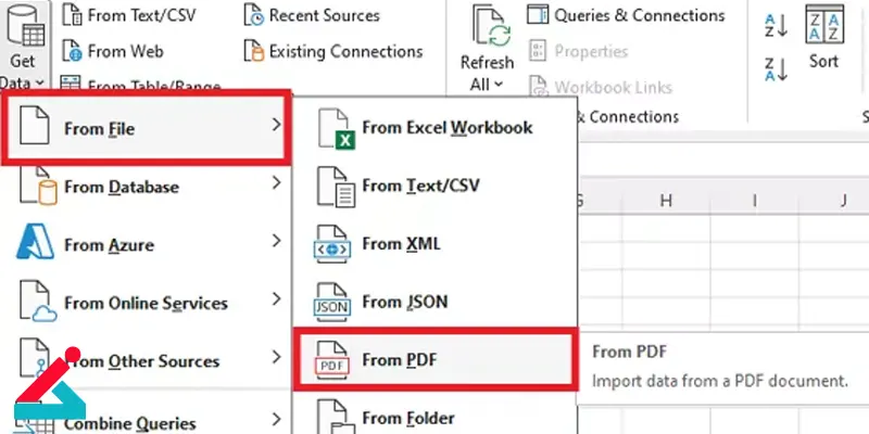 تبدیل PDF به Excel 