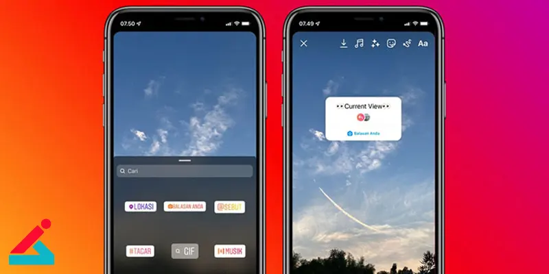 جذب فالوور با استفاده از استیکرها در استوری‌ها
