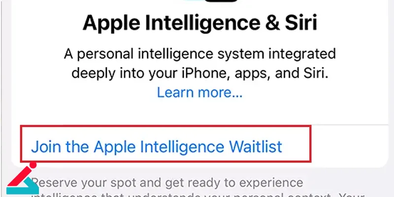 فعال سازی هوش مصنوعی اپل در آیفون