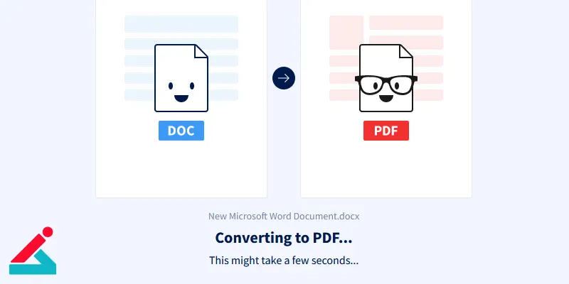 تبدیل فایل word به pdf 