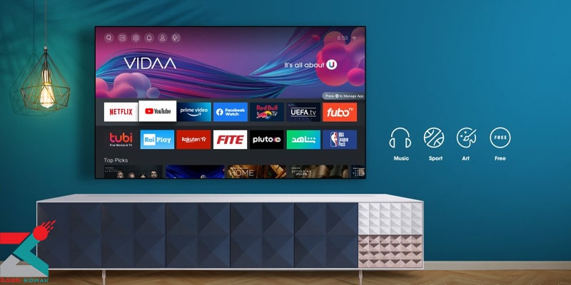 تلویزیون HISENSE 55A6G، بهترین تلویزیون بازی ارزان