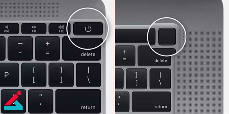 خاموش کردن لپ تاپ اپل