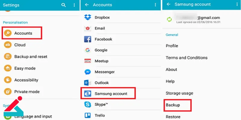 بازیابی پیامک های حذف شده از Samsung Cloud