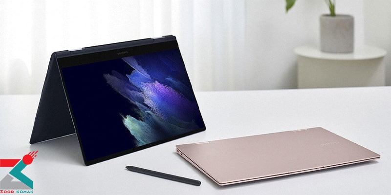 لپ تاپ  SAMSUNG GALAXY BOOK PRO 360، با صفحه نمایش بزرگ