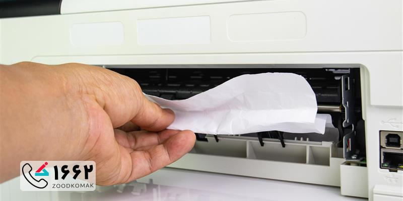 گیر کردن کاغذ در برندهای مختلف پرینتر و دستگاه کپی