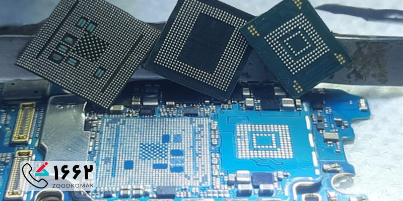 اموزش تعمیر CPU موبایل در تهران