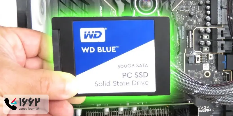 نصب هارد ssd