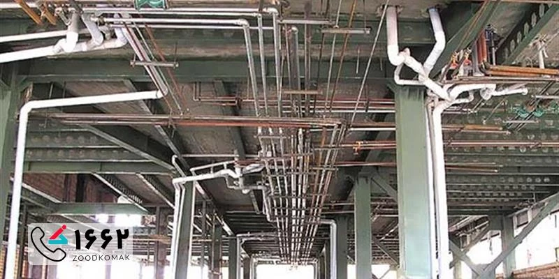 لوله کشی فاضلاب ساختمان در تهران