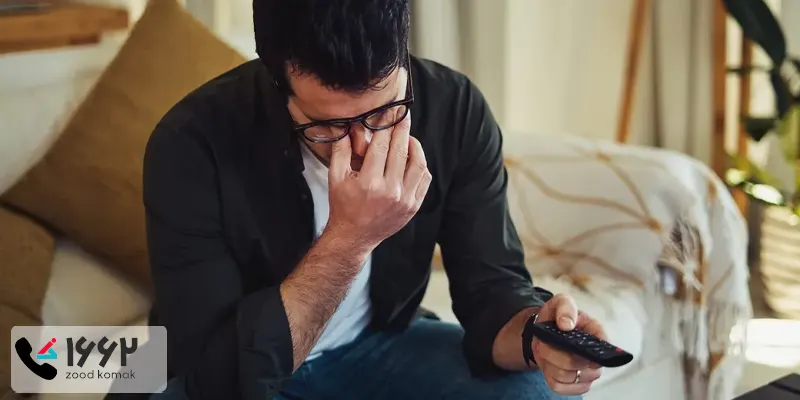 مضرات تلویزیون برای بینایی
