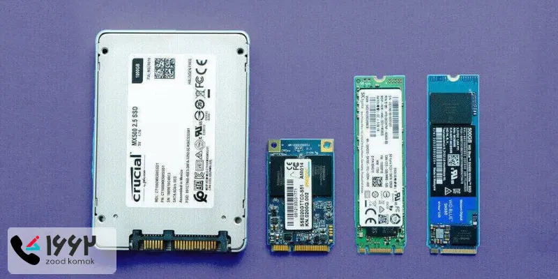 انواع حافظه فلش در SSD