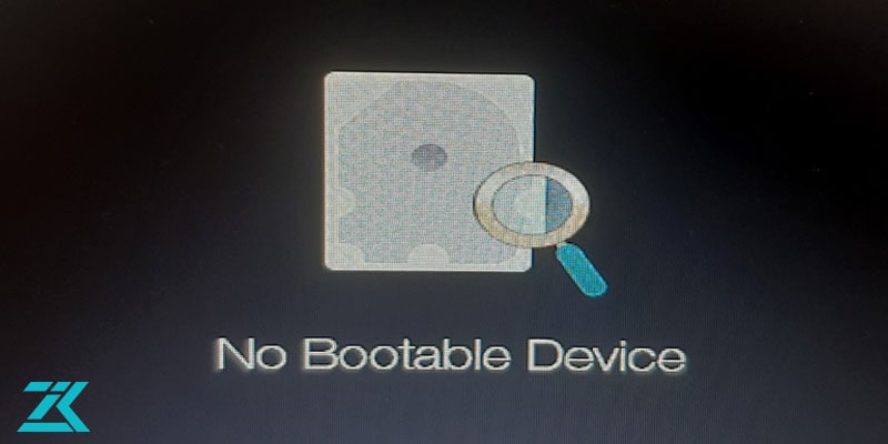 حل مشکل ارور No Bootable Device