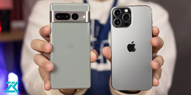 مقایسه pixel 7 pro با iPhone 14 pro
